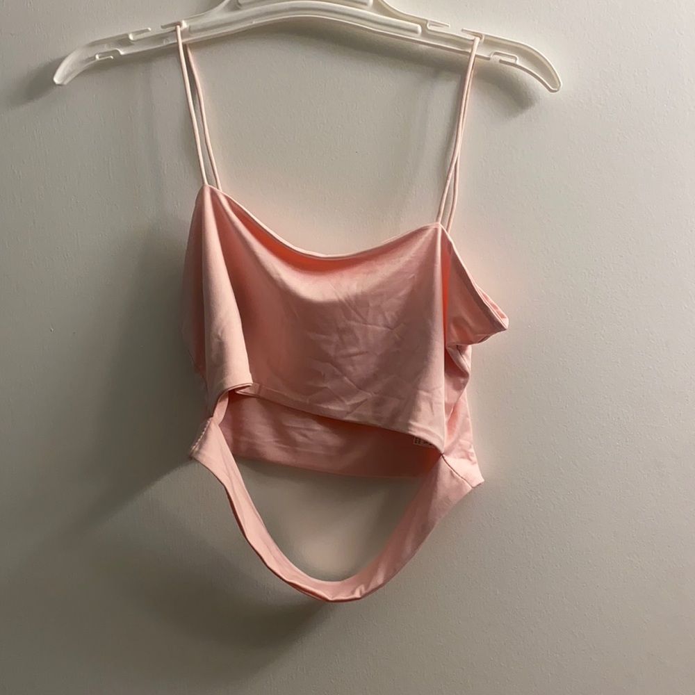 Pink crop top